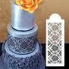 DIY Style Plastic Sugar Sieve Mold Fondant Printing Stencil Hollow Wedding Cake Stencil Edge Decoration Template Baking Tools