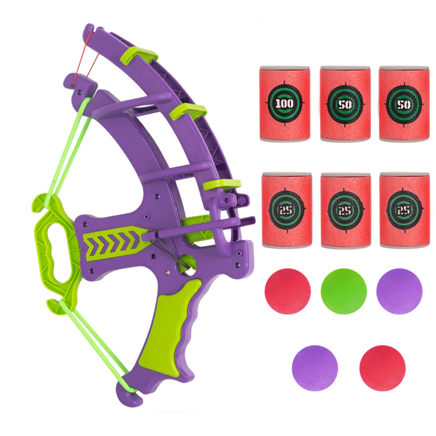 

Children S Sticky Sphere Good Gift Nice Decor For Kids Bow And Arrow Shooting And Shooting Game Plush Bullet Gun