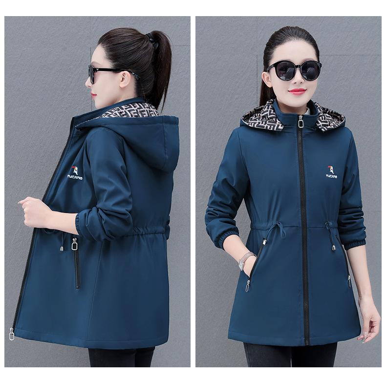 Women's Loose Fit Quilted Jacket - Winter 2025 Mid-Length Plus Size Casual Cotton Coat