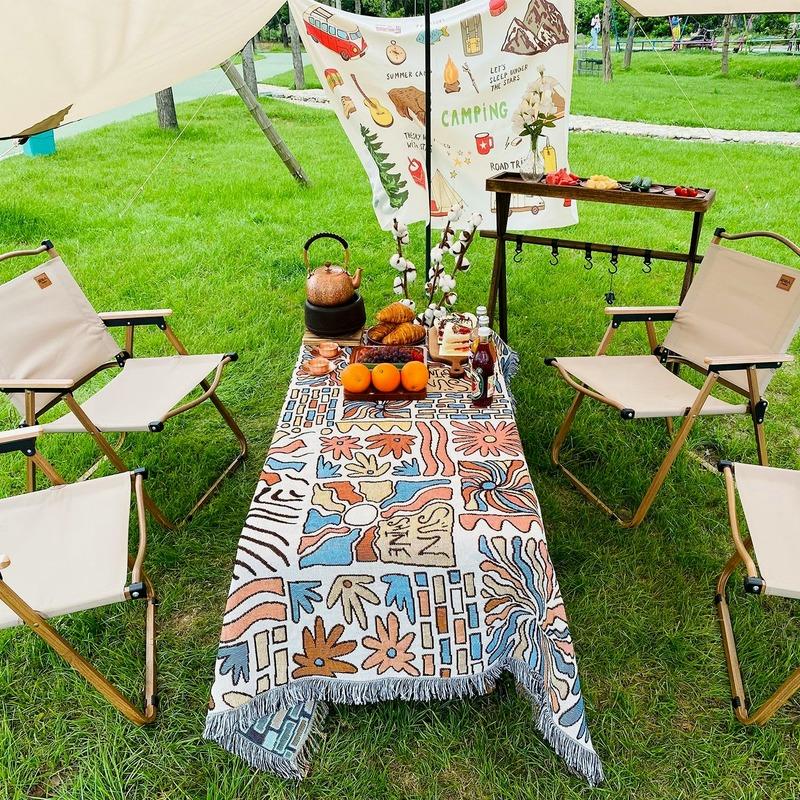 Sofa Cover Towel Soft Travel Camping Tapestry Bohemian Chair Throw Blanket Boho