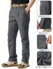 [TACVASEN] Men's Long Pants, Autumn Cargo Trousers, Outdoor Wear, Airsoft, Spring, Straight Fit, Fishing, Casual, Workwear, Hem Zipper, Hiking, Milita