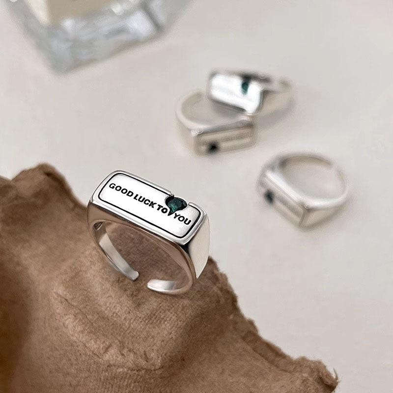 VENTFILLE 925 Sterling Silver Irregular Design Wave Golden Stackable Finger Rings Trendy Adjustable For Women Gifts Dropshipping
