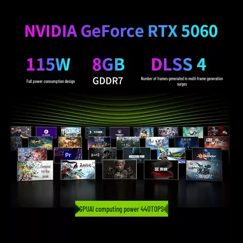 MECHREVO Kuangshi X Aurora X 16  Gaming Laptop (i5-14450HX/RTX 5050) (CN version)