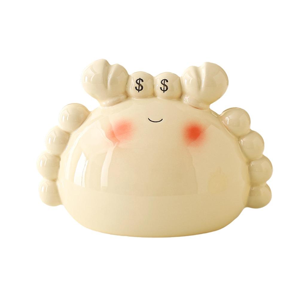 Ceramika Kreskówkowy Krab Skarbonka Duża Pojemność Skarbonki Pudełko do Oszczędzania Użytek Dziecięcy