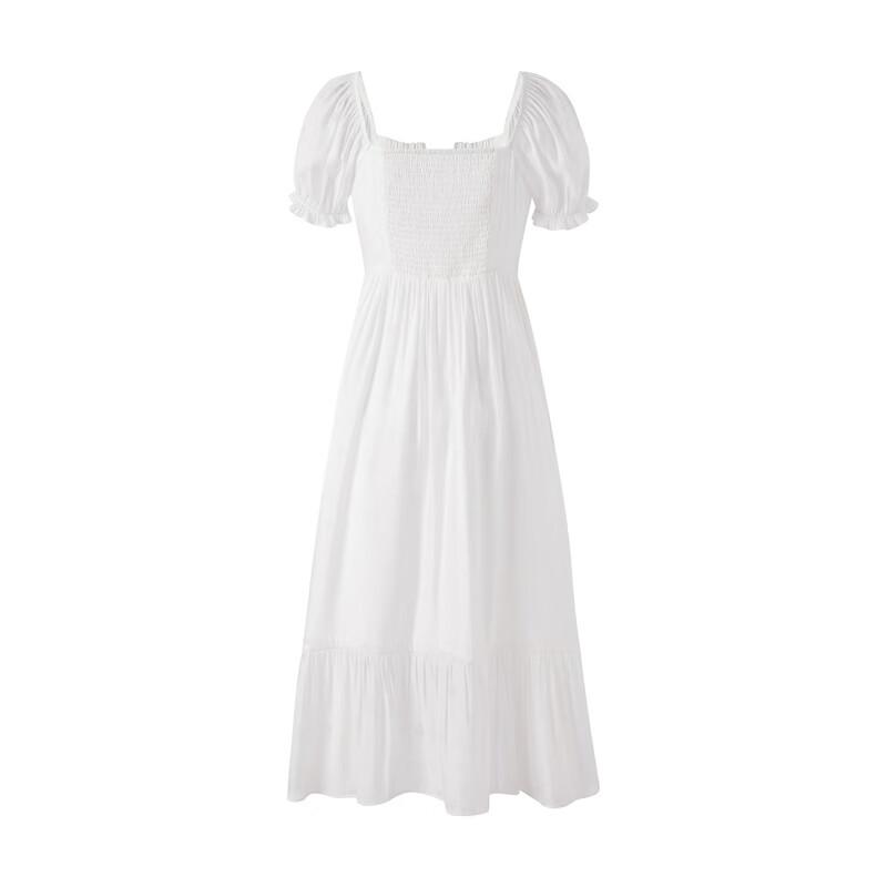 Leting Sweet & Chic Puff Sleeve A-Line Dress