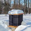 Outdoor Beehive Thermal Cover Winter Wrap for 8 And 10 Frame Beehives, Insulated 600D Oxford Cloth Hive Cover, Insulation Shield Cold Weather