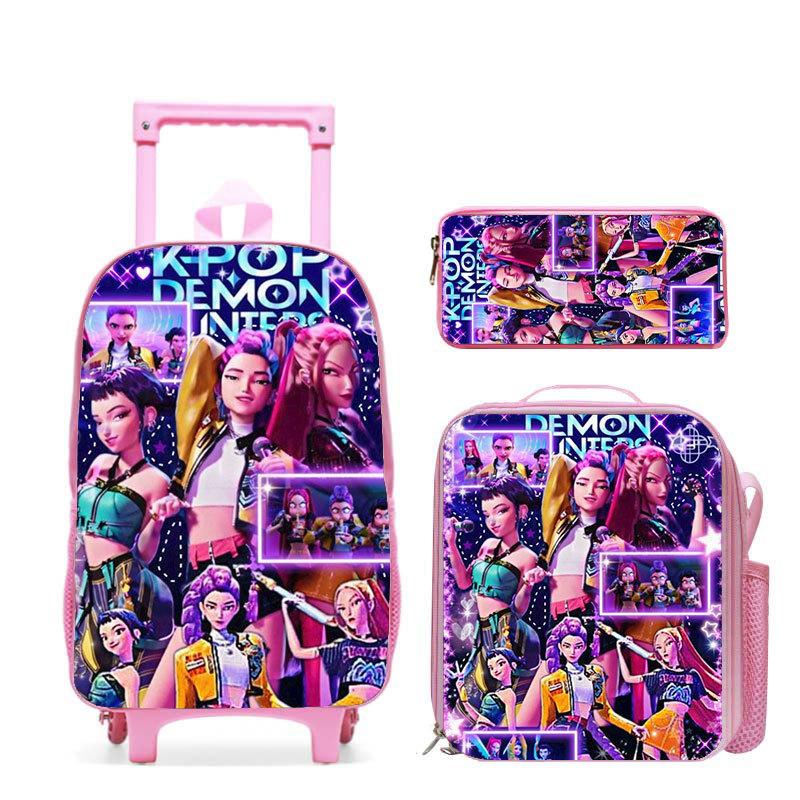 Kpop Witch Hunter Girl Group Schoolbag High Definition Printing Casual Crossing Border Lightweight Tie Rod Backpack One Piece Hair