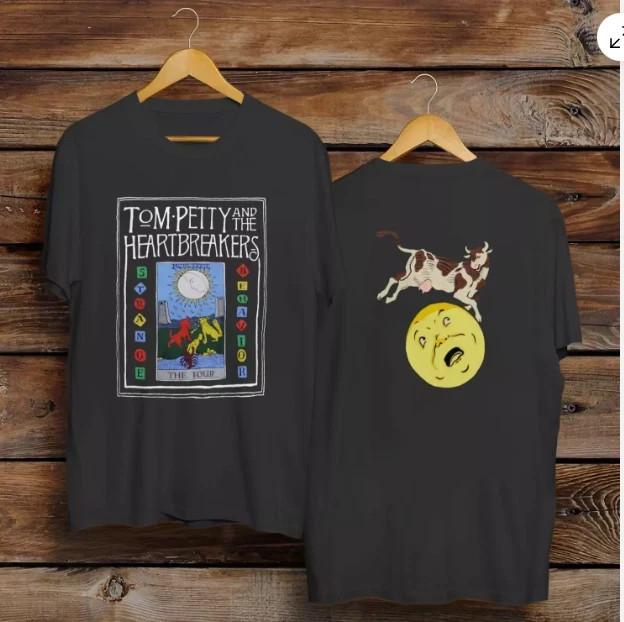 Винтажная футболка Tom Petty And The Heartbreakers Strange Behavior Tour 1989 года Унисекс XXXL