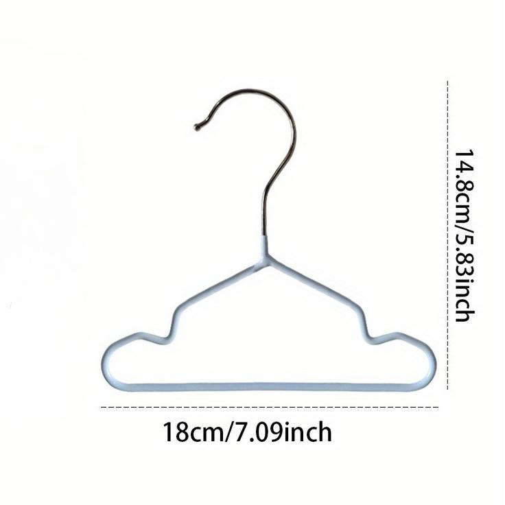 10-Pack Heavy-Duty Metal Pet Clothes Hangers with - Space-Saving Garage/ Closet Organizer - Sturdy Hooks for Pet Owners