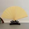 Mini Retro Bamboo Folding Fan - Chinese National Style Qipao Design