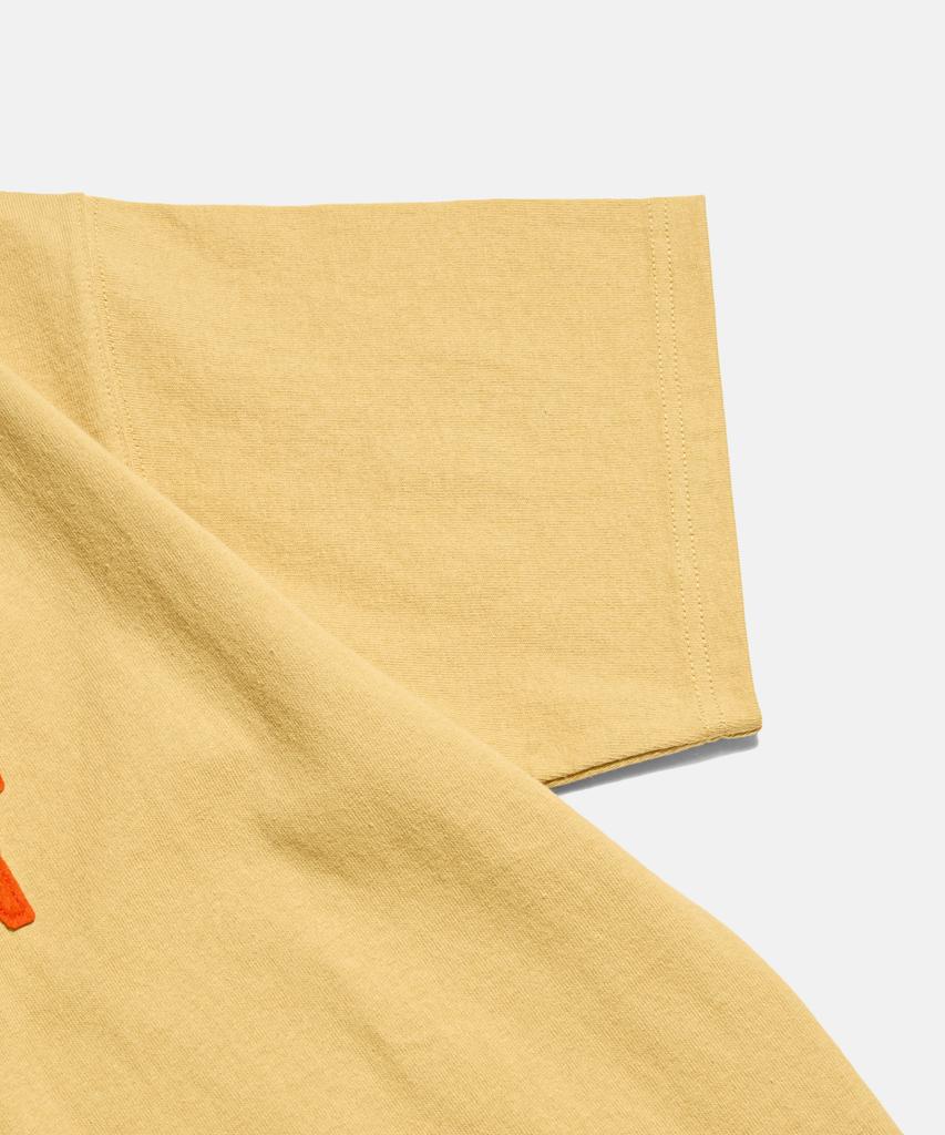 ESPIONAGE Surfin Heavyweight Tee Vintage Yellow