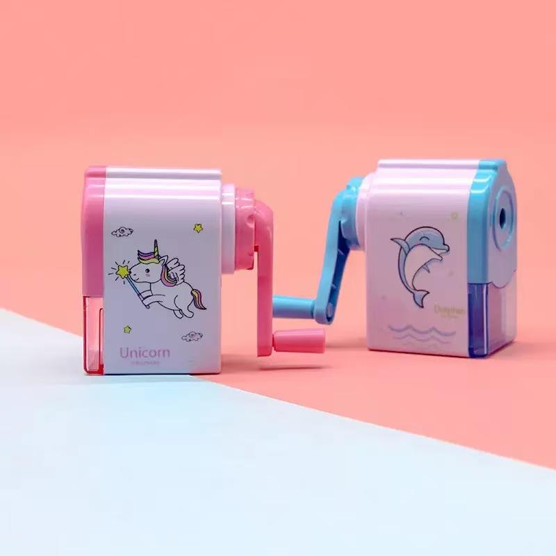 Kawai Cartoon Automatischer Stiftzuführung Bleistiftspitzer Handkurbel Grundschüler Unterstufenschüler Preis Großhandel Zubehör
