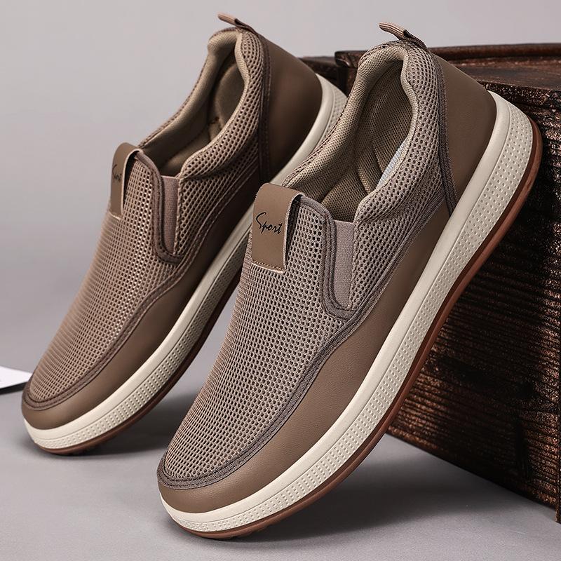 Men's Shoes Summer New Cloth Shoes Men's Comfortable Breathable Casual Shoes Wear-resistant Dad Shoes