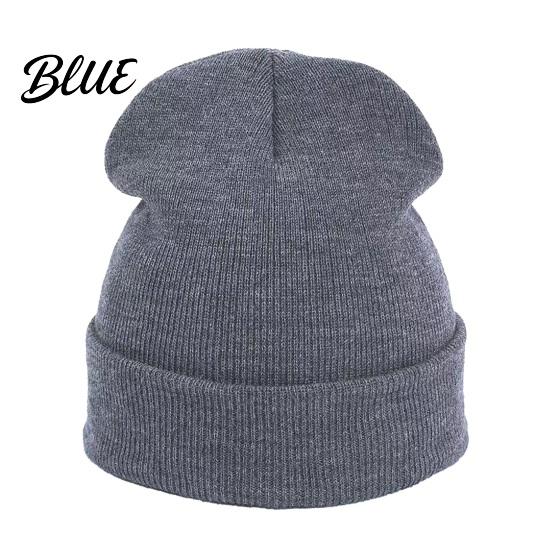 Gorro de punto de color liso de moda para invierno, unisex, gorro tipo calavera holgado clásico, gorro de invierno cálido, gorro informal para hombres y mujeres, suave