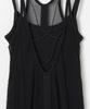 MILLO WOMEN Mesh Back String Jersey Dress [Black]