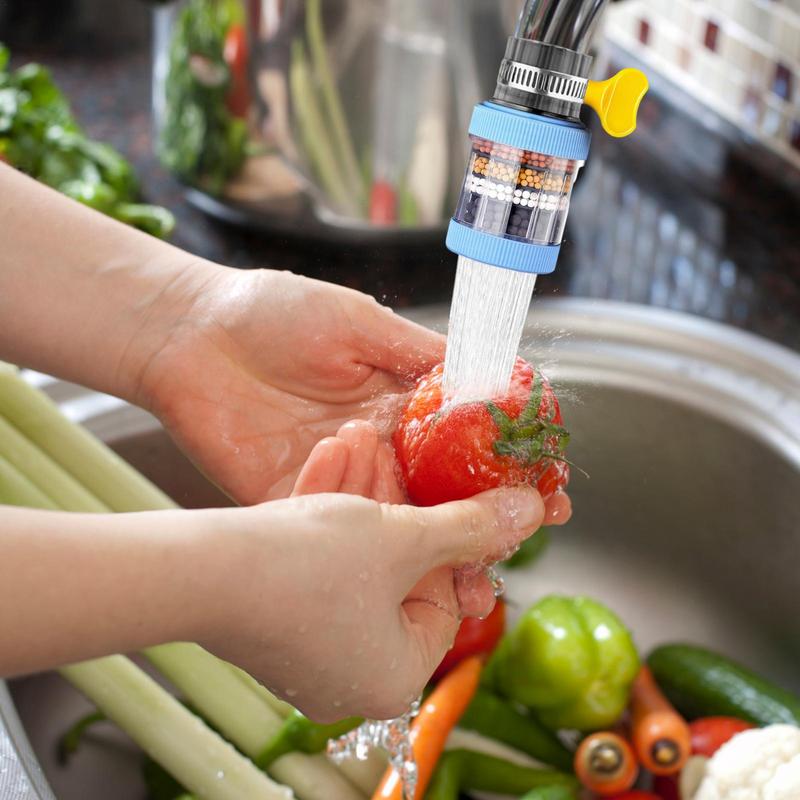 Faucet Mount Filters Carbon Kitchen Water Sink Filter Anti-Splash Purifier Water Filtering Accessories Body Health Supplies