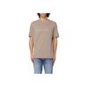 Solid Color Round Neck Loose Fit Short Sleeve T-Shirt Men Tops Smoke-Gray 6D1T98-1JOCZ-06B8