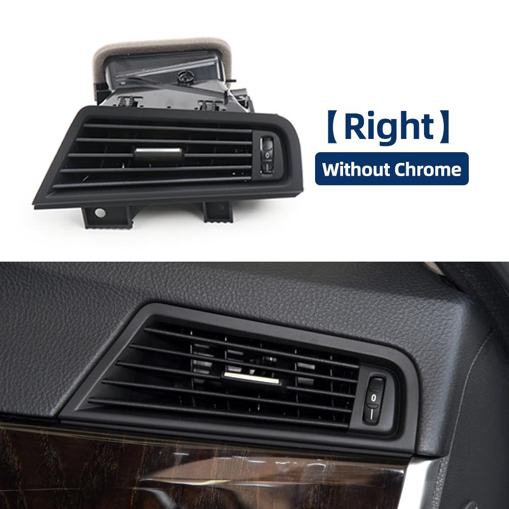 Car Front Rear Air Conditioning Chromed AC Vent Grille Outlet Cover Panel For BMW 5 Series F10 F18 2010-2017