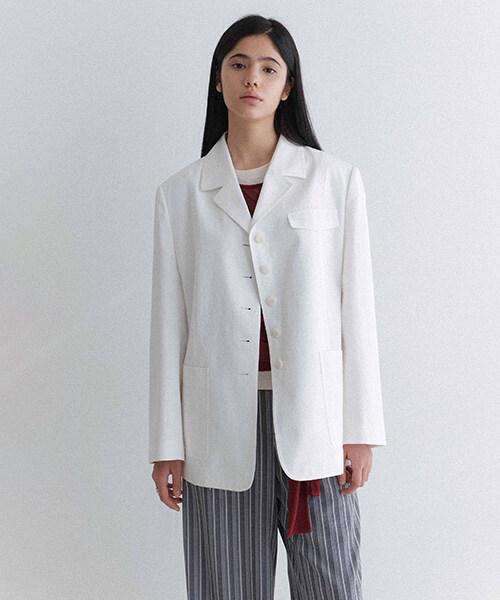 On&On Tailored Linen Jacket New6Mj321_01