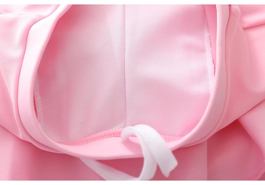 New Girls' Long Sleeve Two-Piece Swimsuit for Toddlers and Kids with CPC Certification
