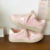 Pink Casual Sports Shoes Forrest Gump Little White Shoes Women's Spring 2025 New Niche Design German Training Board Shoes Women