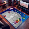 Among Us Print Area Rug-Soft,Washable Non-Slip Indoor Mat Office Chairs,Living Room,Home Office Decorative Rug