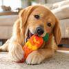 Silicone Squeaky Dog Toy Interactive Puppy Self-