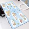 Anime Mouse Pad Kawaii Laptop Desk Decoration Mouse 30x80cm Gamer Rubber Mat Cute Rilakkuma Non-slip Keyboard Office Accessories