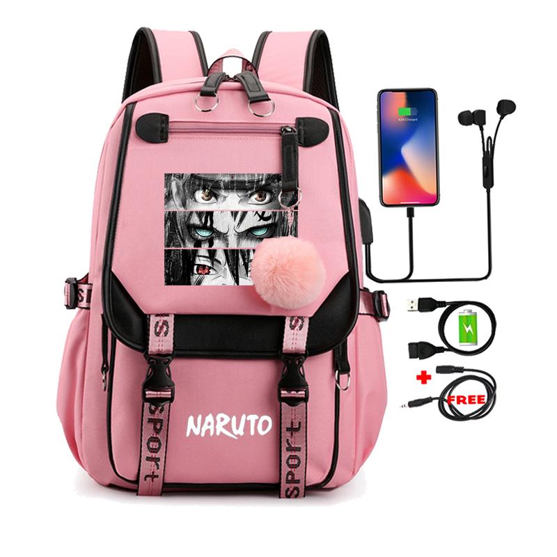 Anime Backpack Nezuko Kawaii Cartoon School Bag for Bag Manga To Travel Daily Girl Bookbag Adult Large Capacity Backpack