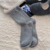 Ladies in Autumn and Winter Thickened Warm Simple All Match Tube Socks