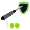 Telescopic Microfiber Car Window Cleaning Brush & Scraper