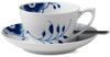 [Authentic Import] Royal Copenhagen Blue Fluted Mega Cup & Saucer 280ml 1017335 White - Wedding Gift