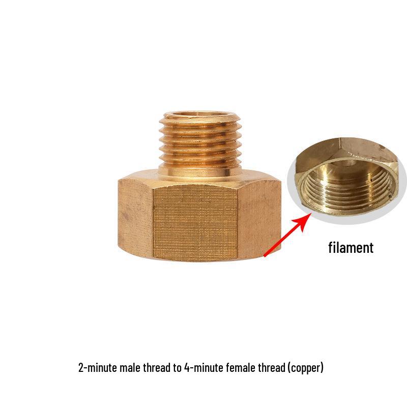 All-Copper Thickened Reducing Joints: Conversion Threads from 1-inch To 6-inch.