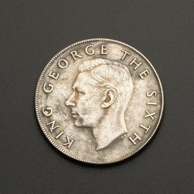 1949 George VI Zealand Crown Coin Pamětní britské mince Starožitné mince