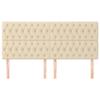 Tête de lit - Maison Exclusive - Crème - 180 x 7 x 118/128 cm - Hauteur réglable