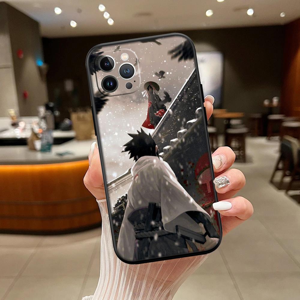 

RA28 Naruto Uchiha Sasuke Case for Samsung A11 A12 A13 A15 A52S A53 A55 A56 A70 A71 A72 A73 F06 F16 F56 S10 Plus S10e Galaxy A15 4G