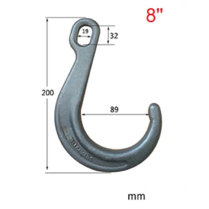 Pulley for steel wire rope Road rescue truck trailer wrecker accessories hook chain loquat hook winch sling Trailer vehicle
