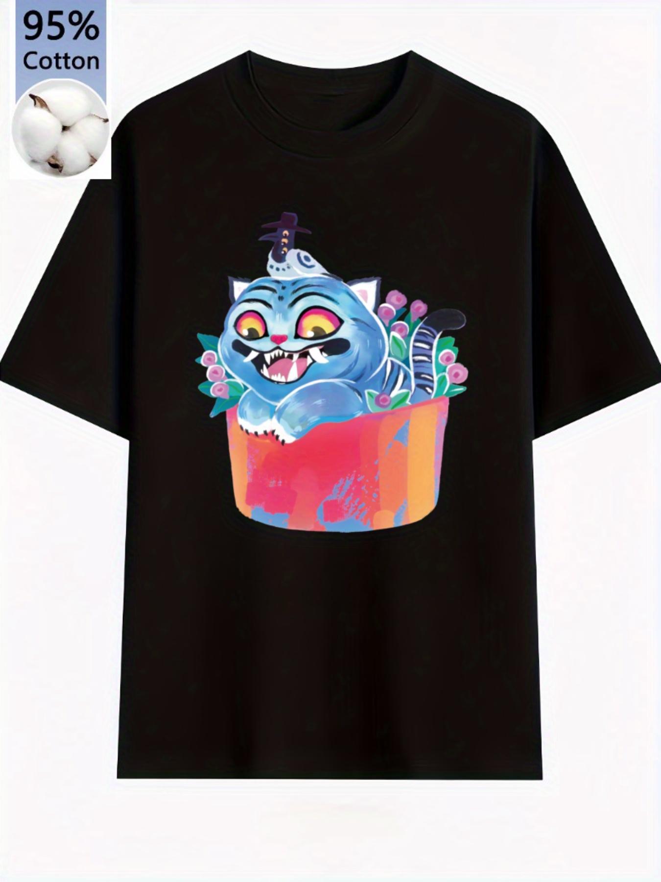 

Kpop Women s Oversized T-shirt Relaxed Fit Short Sleeve Crew Neck Top Drop Shoulder Breathable Casual Blouse For Spring Summer M