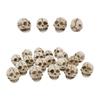20PCS Resin Mini Skull Figurine Lightweight Ghost Decorative Statue  Halloween Supplies