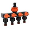 Versatiles Plastic Water Dispenser 4 Way Division With Ball Valves Suitable for Multiple Outdoor Applications