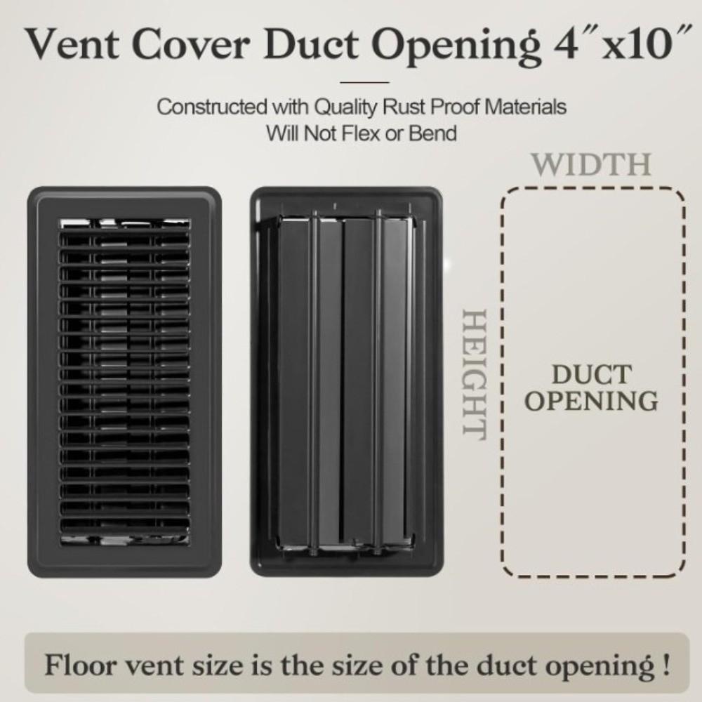 High-efficiency Heavy Duty Vent Grille Metal Floor Vent Covers  Office Building