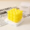 Love Cube Scented Candle Valentine's Day Heart-shaped Decor Scented Wax Wedding Birthday Candles Souvenir Romantic Ornament