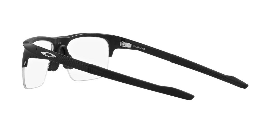 Oakley OX8061 Plazlink Satin Black Prescription Glasses with Demo 56mm Lens Lens,
