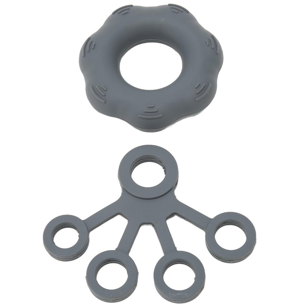 4pcs Silicone Hand Grip Strengthener Flexible Finger Exerciser Finger Stretcher Strength Training