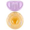 2026 New Yellow Flower Sunshade Baby Swim Ring Safe Anti Rollover Infant Seat Float Sun Protection Beach Party Toy