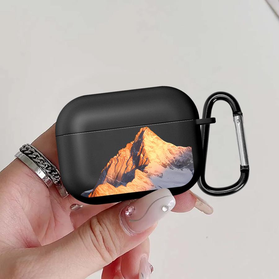 Earphone Cases Cover Case For Airpods 1 Pro2 3 Pro 2 Pro3 4 Snow Mountain Range