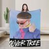 Oliver Tree Memorial RIP Blanket Flannel Textile Decor Portable Lightweight Throw Blankets for Bed Outdoor Plush Thin Quilt