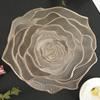 1pc Cup Cushion Hollow Waterproof and Oil Proof Table Cushion Decoration and Insulation Table Mats for Dining Table Decoration