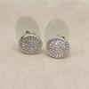 High Quality Classic Fashion Jewelry Trendy David Yurm Sparkling Zircon 24K Gold Plated Original Logo Earrings Gift