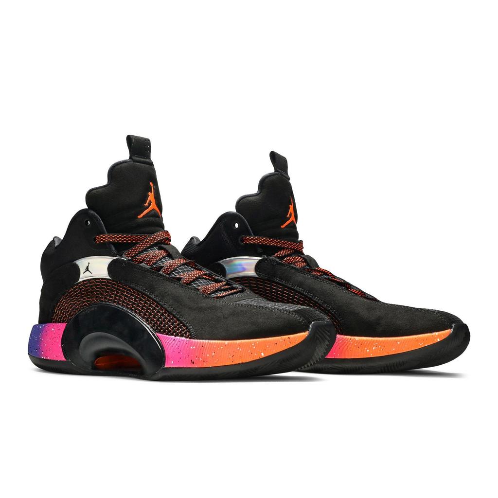 Air Jordan 35 'Sunset' (Unisex) Black / Hyper Grape / Fuchsia Blast / Total Orange Basketball Shoes CQ4227 004